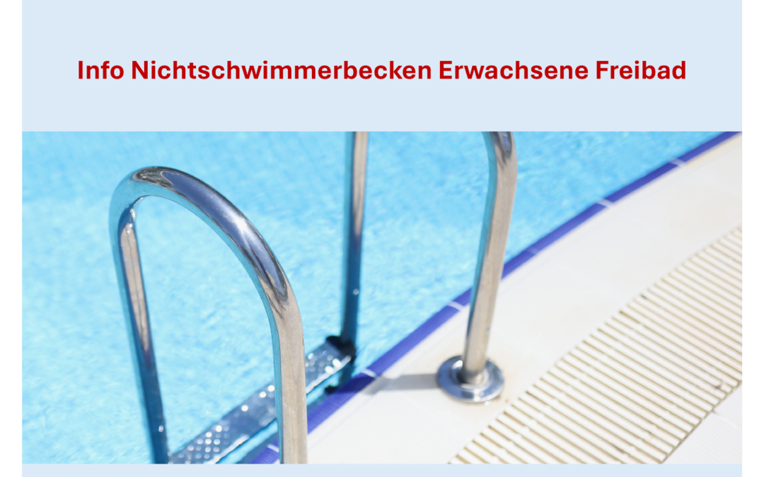 Nichtschwimmerbecken Erwachsene Freibad
