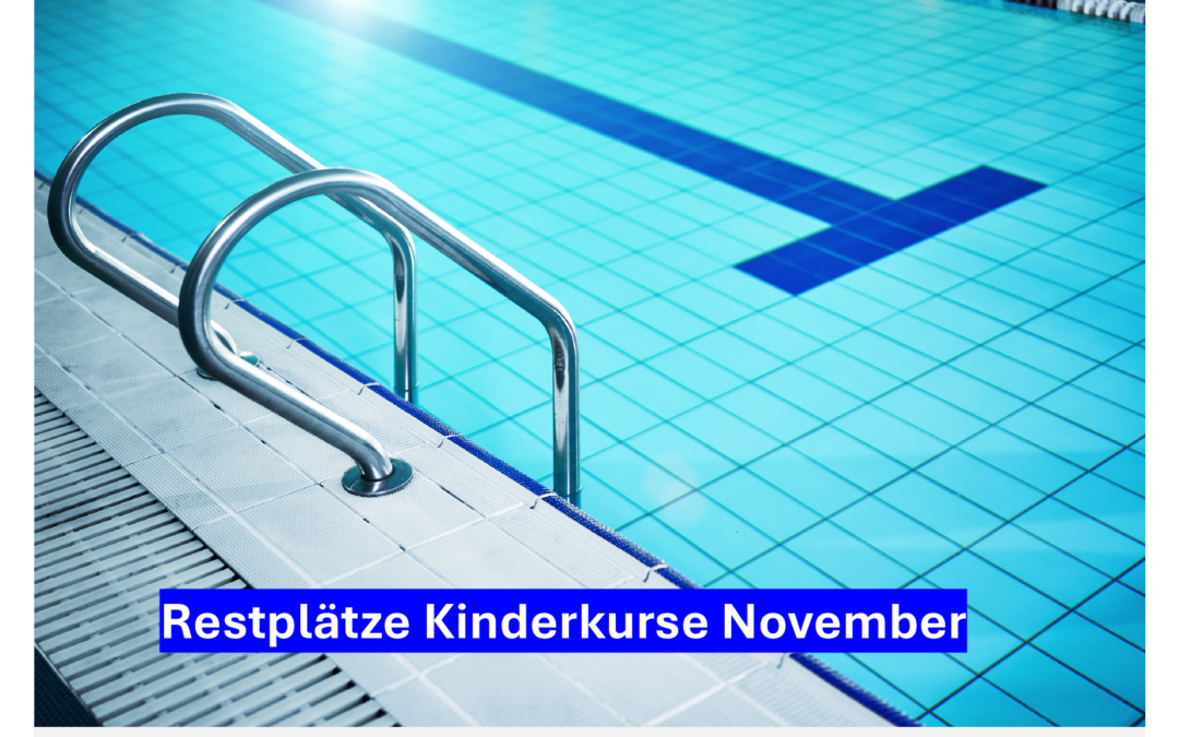 Freie Plätze in Kinderschwimmkursen…